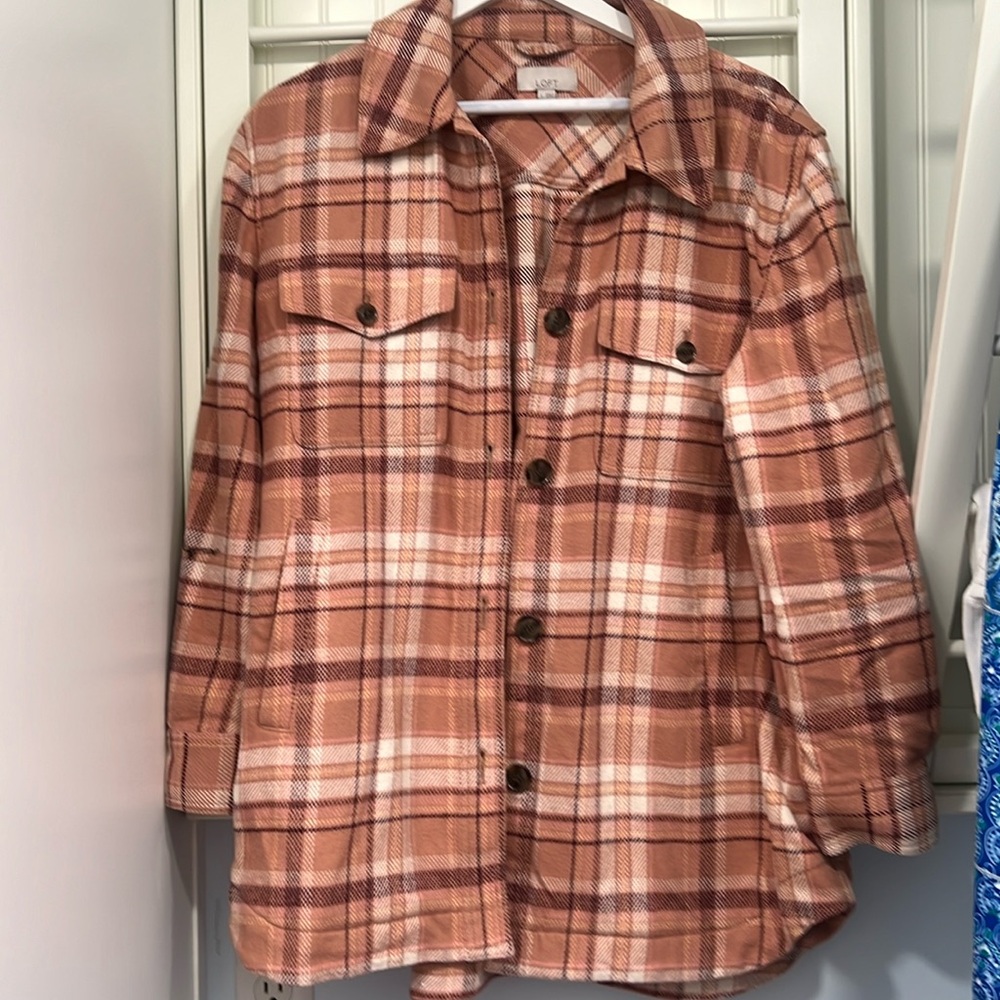 Loft barn jacket style shacket